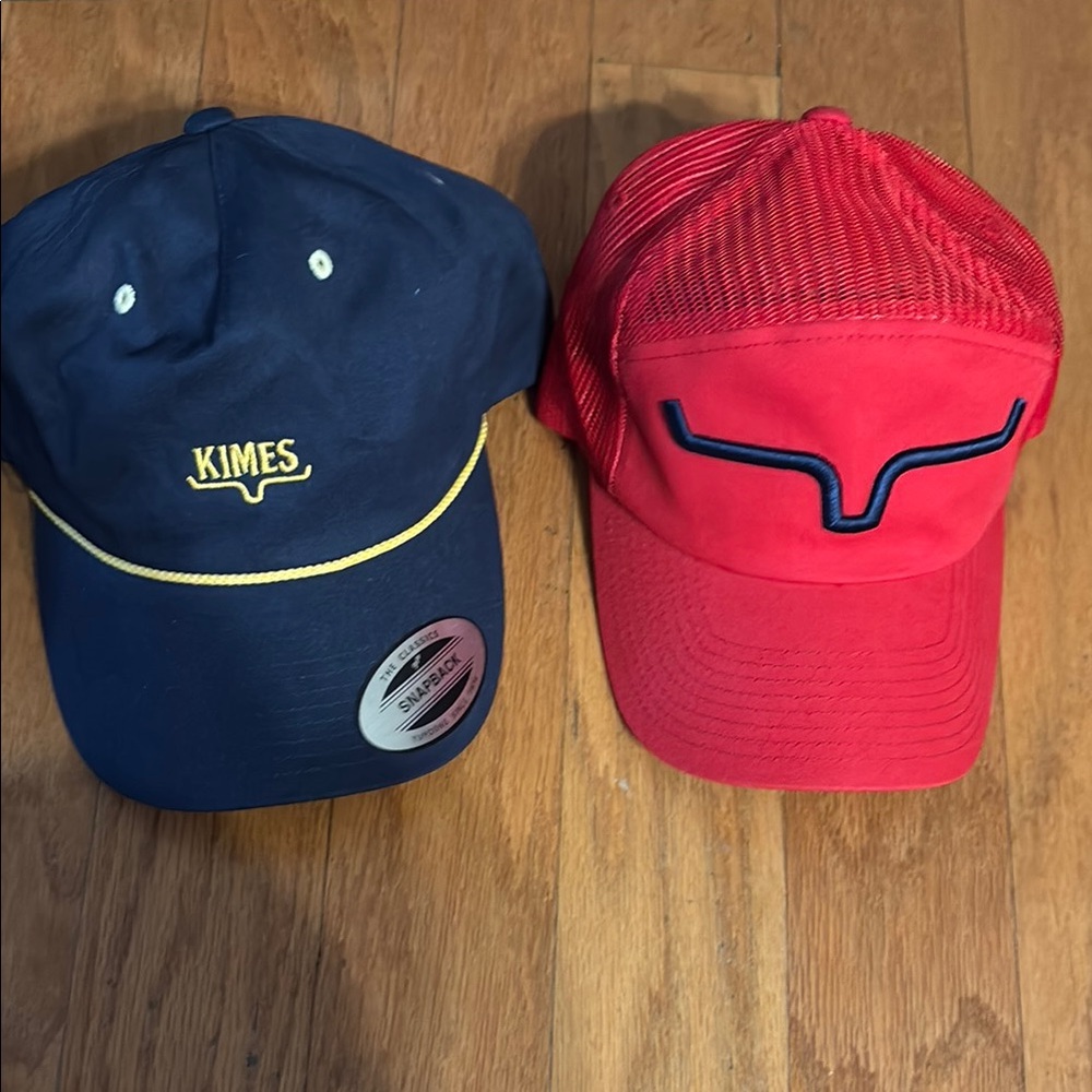 Kimes Navy and Red Caps